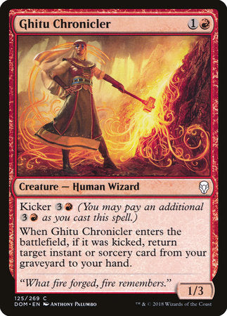 Ghitu Chronicler [Dominaria] | Tabernacle Games