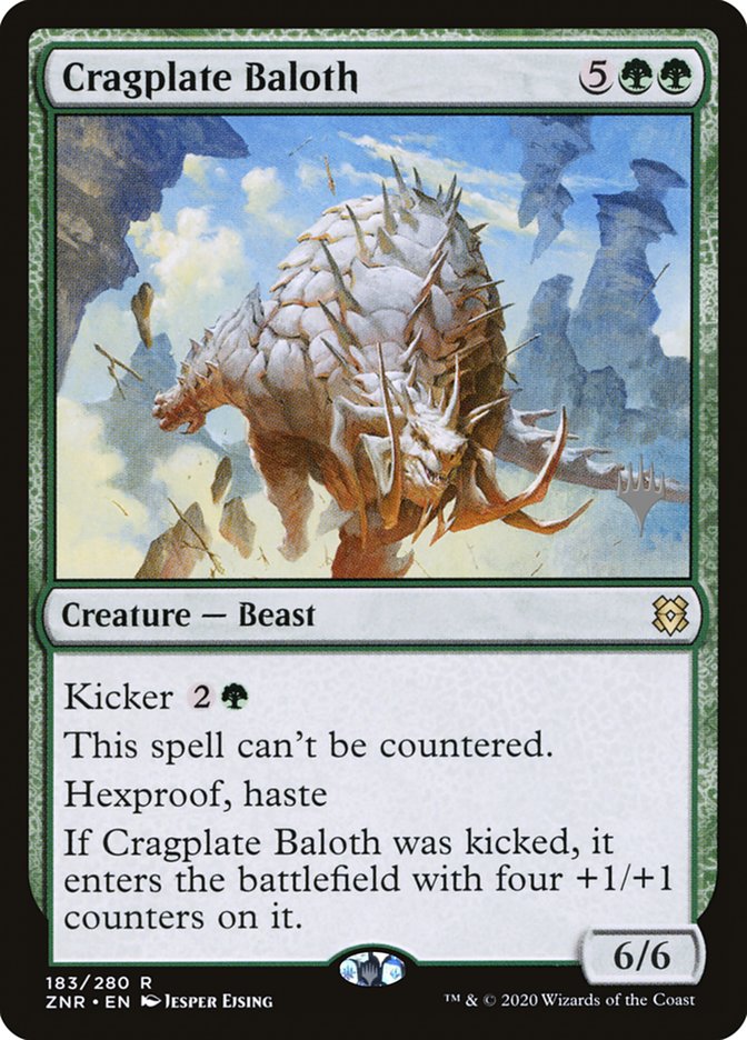 Cragplate Baloth (Promo Pack) [Zendikar Rising Promos] | Tabernacle Games