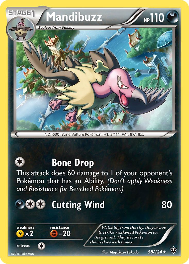 Mandibuzz (58/124) [XY: Fates Collide] | Tabernacle Games