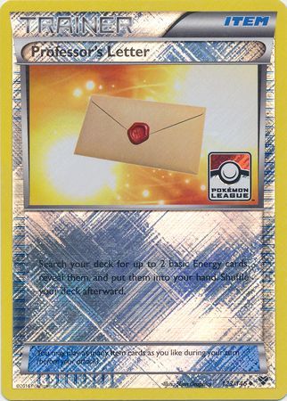 Professor's Letter (123/146) (League Promo) [XY: Base Set] | Tabernacle Games