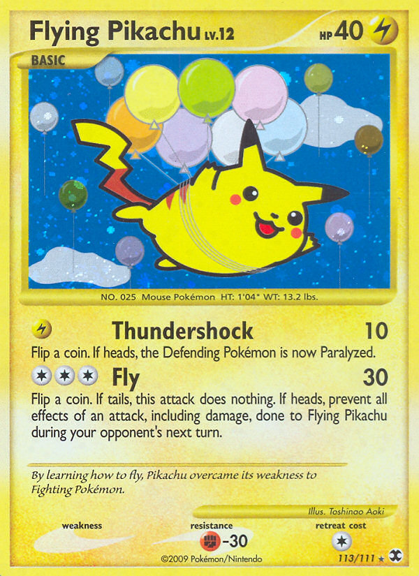 Flying Pikachu (113/111) [Platinum: Rising Rivals] | Tabernacle Games