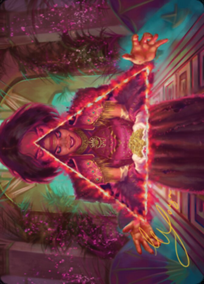Seize the Spotlight Art Card (Gold-Stamped Signature) [Streets of New Capenna Art Series] | Tabernacle Games