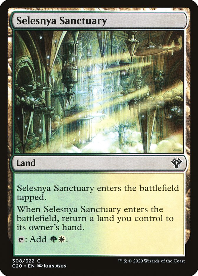 Selesnya Sanctuary [Commander 2020] | Tabernacle Games