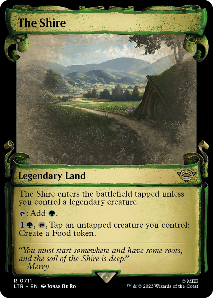 The Shire [The Lord of the Rings: Tales of Middle-Earth Showcase Scrolls] | Tabernacle Games