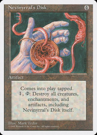 Nevinyrral's Disk [Fourth Edition] | Tabernacle Games