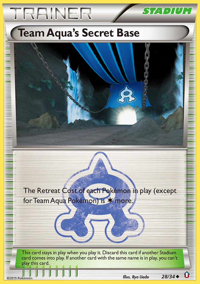 Team Aqua's Secret Base (28/34) [XY: Double Crisis] | Tabernacle Games