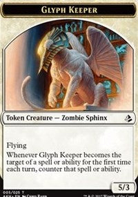 Glyph Keeper // Warrior Token [Amonkhet Tokens] | Tabernacle Games