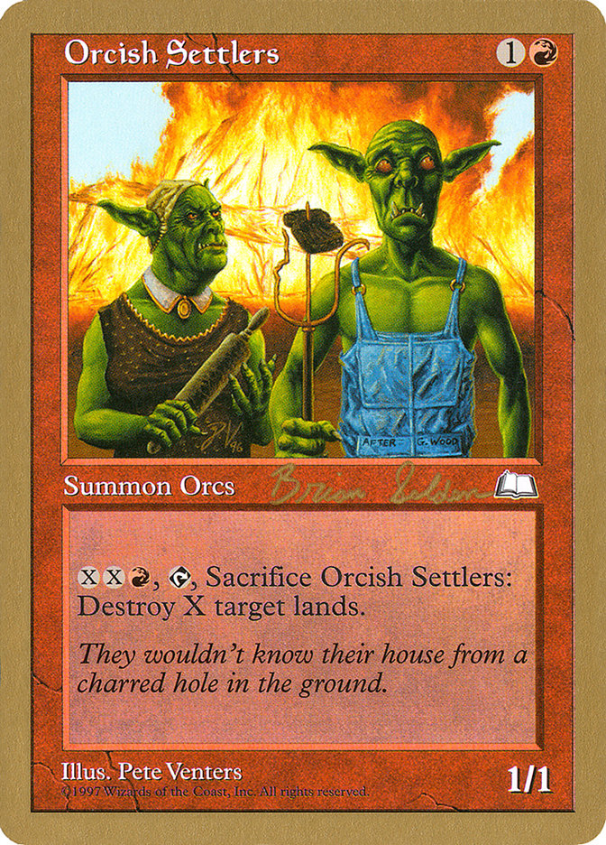 Orcish Settlers (Brian Selden) [World Championship Decks 1998] | Tabernacle Games