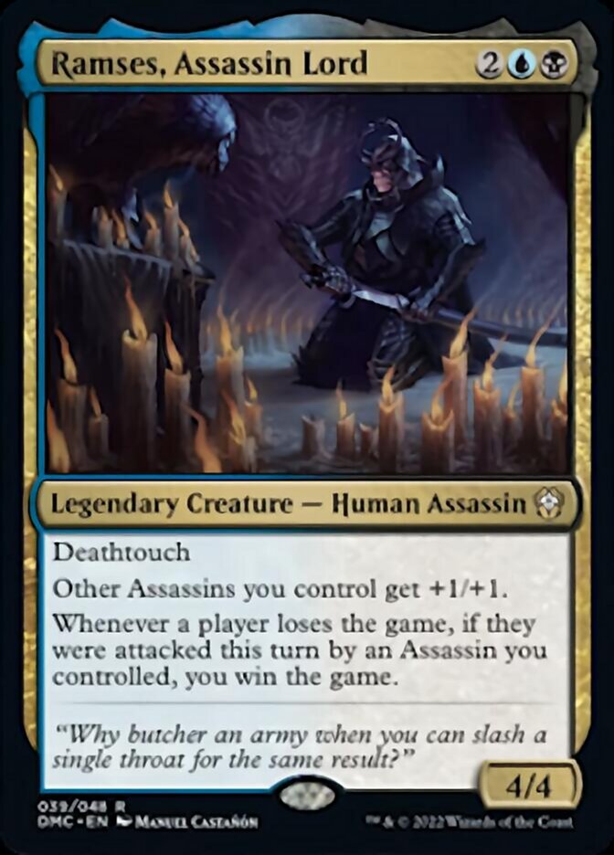 Ramses, Assassin Lord [Dominaria United Commander] | Tabernacle Games