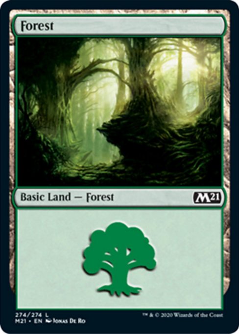 Forest (274) [Core Set 2021] | Tabernacle Games