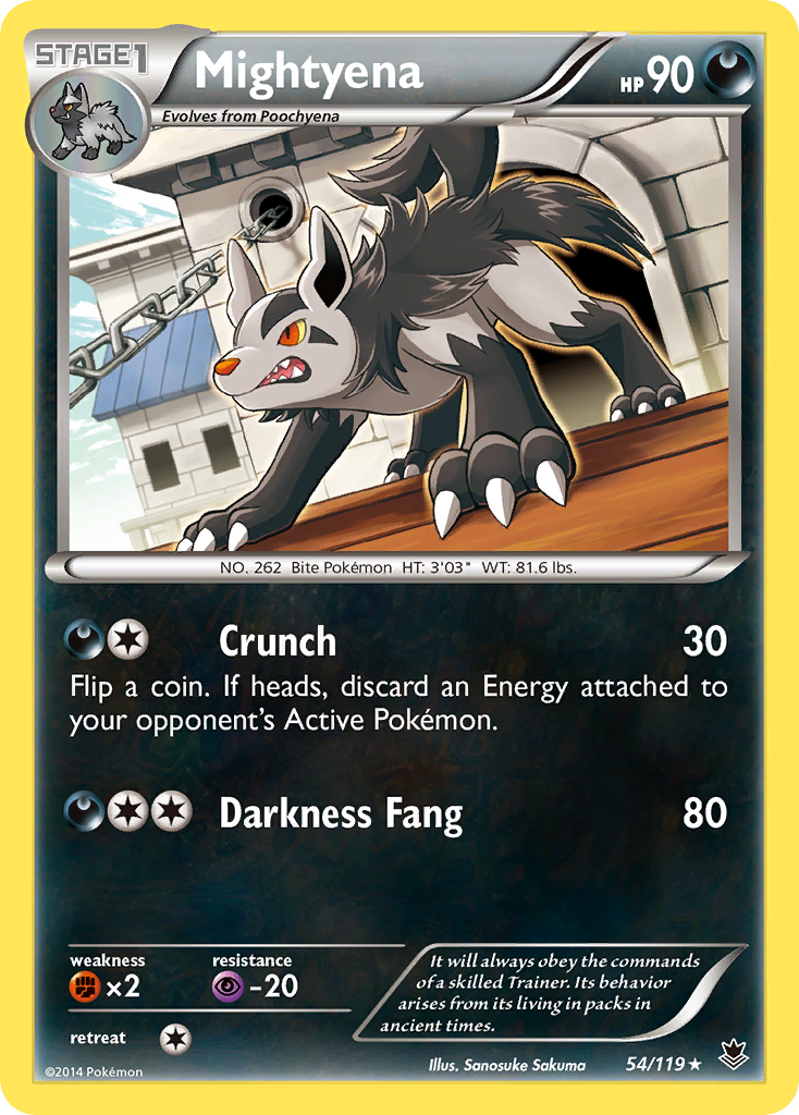 Mightyena (54/119) [XY: Phantom Forces] | Tabernacle Games