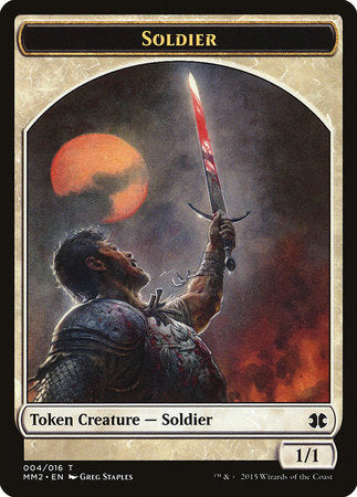 Soldier Token [Modern Masters 2015 Tokens] | Tabernacle Games