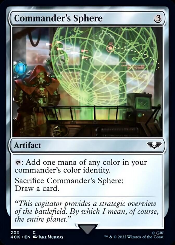 Commander's Sphere (233) [Universes Beyond: Warhammer 40,000] | Tabernacle Games