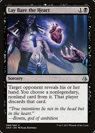 Lay Bare the Heart [Amonkhet] | Tabernacle Games