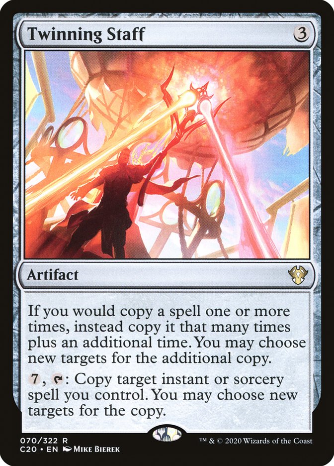 Twinning Staff [Commander 2020] | Tabernacle Games