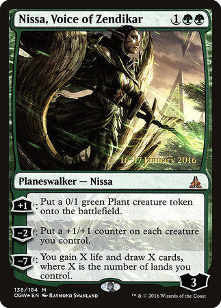 Nissa, Voice of Zendikar [Oath of the Gatewatch Promos] | Tabernacle Games