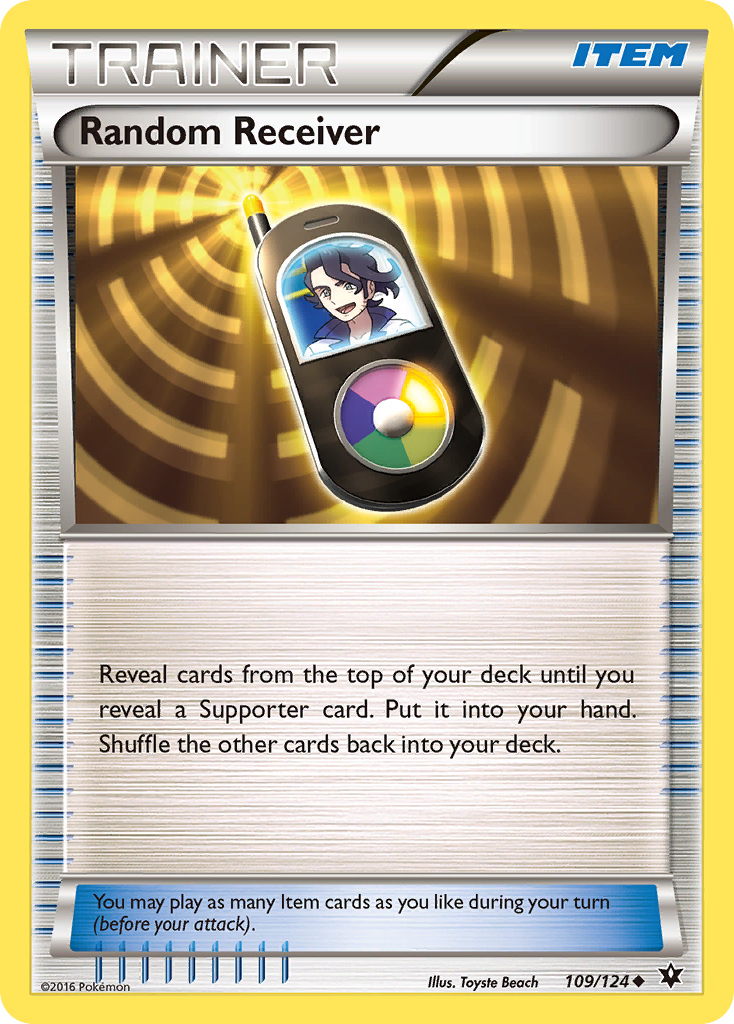 Random Receiver (109/124) [XY: Fates Collide] | Tabernacle Games