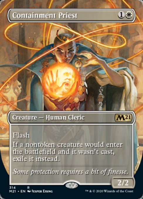 Containment Priest (Borderless) [Core Set 2021] | Tabernacle Games