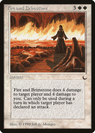 Fire and Brimstone [The Dark] | Tabernacle Games