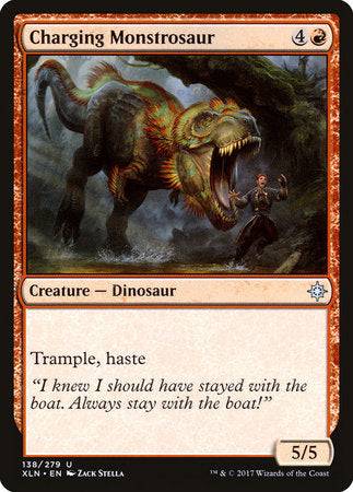 Charging Monstrosaur [Ixalan] | Tabernacle Games