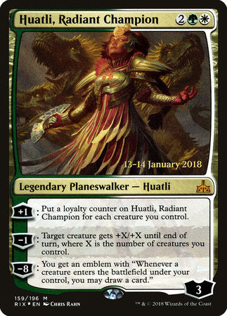 Huatli, Radiant Champion [Rivals of Ixalan Promos] | Tabernacle Games