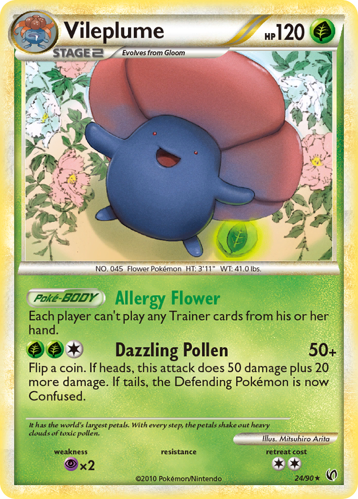 Vileplume (24/90) [HeartGold & SoulSilver: Undaunted] | Tabernacle Games