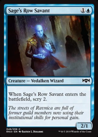 Sage's Row Savant [Ravnica Allegiance] | Tabernacle Games