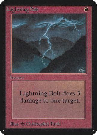 Lightning Bolt [Limited Edition Alpha] | Tabernacle Games