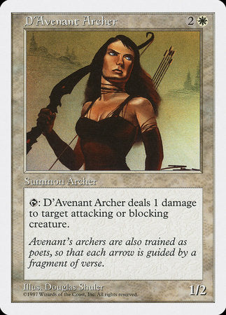 D'Avenant Archer [Fifth Edition] | Tabernacle Games