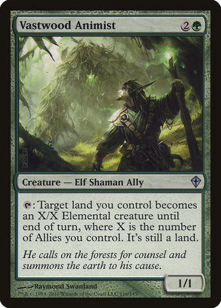 Vastwood Animist [Worldwake] | Tabernacle Games