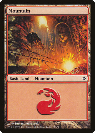 Mountain (173) [New Phyrexia] | Tabernacle Games