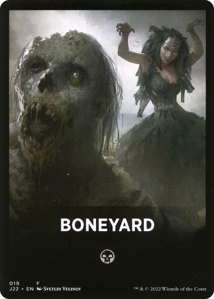 Boneyard Theme Card [Jumpstart 2022 Front Cards] | Tabernacle Games