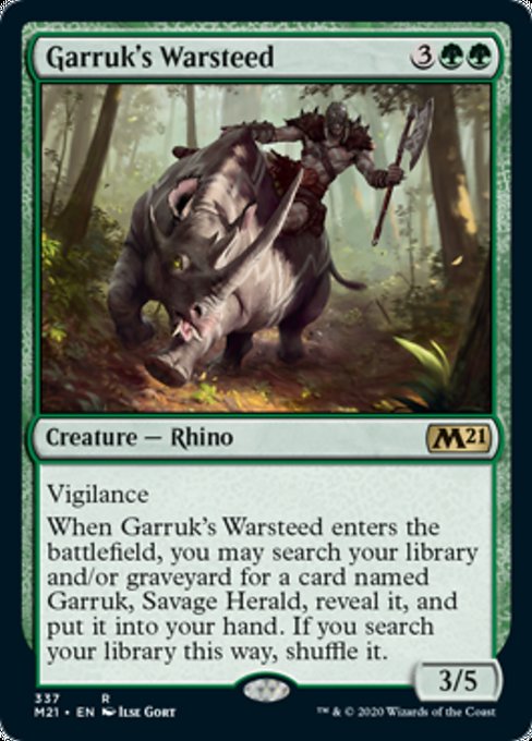 Garruk's Warsteed [Core Set 2021] | Tabernacle Games