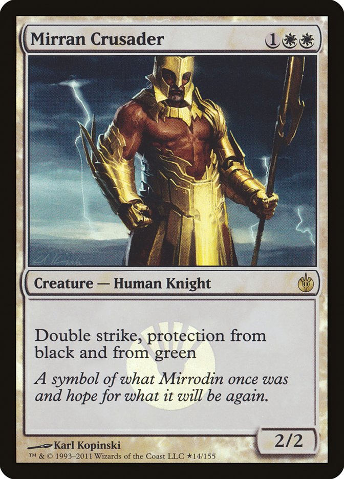 Mirran Crusader (Buy-A-Box) [Mirrodin Besieged Promos] | Tabernacle Games