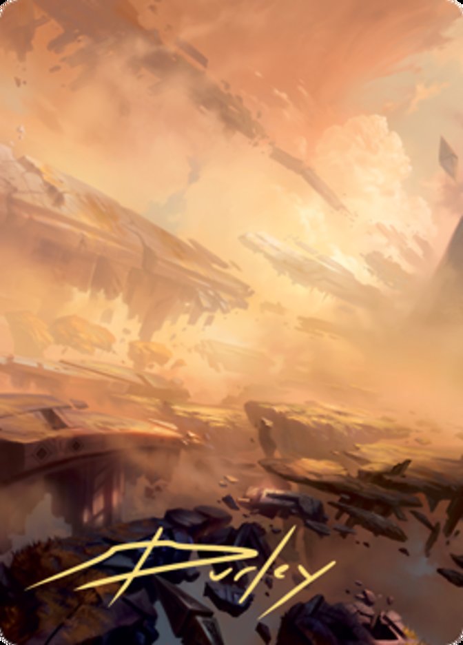 Plains 1 Art Card (Gold-Stamped Signature) [Zendikar Rising Art Series] | Tabernacle Games