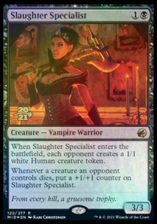 Slaughter Specialist [Innistrad: Midnight Hunt Prerelease Promos] | Tabernacle Games