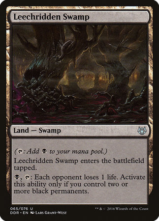 Leechridden Swamp [Duel Decks: Nissa vs. Ob Nixilis] | Tabernacle Games