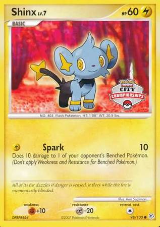 Shinx (98/130) (City Championships Promo) [Nintendo: Black Star Promos] | Tabernacle Games