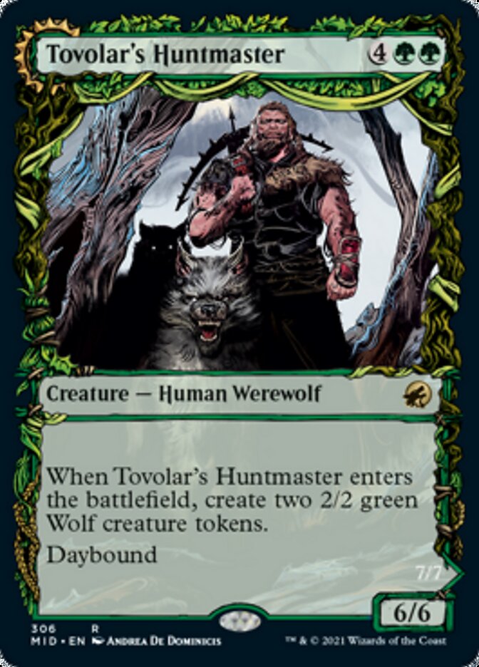 Tovolar's Huntmaster // Tovolar's Packleader (Showcase Equinox) [Innistrad: Midnight Hunt] | Tabernacle Games