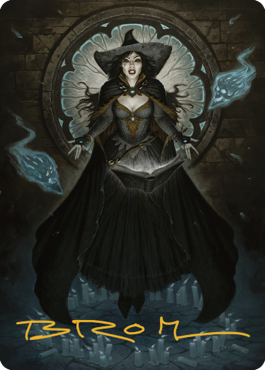 Tasha, the Witch Queen Art Card (76) (Gold-Stamped Signature) [Commander Legends: Battle for Baldur's Gate Art Series] | Tabernacle Games