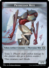 Phyrexian Mite // Phyrexian Insect Double-Sided Token [Phyrexia: All Will Be One Commander Tokens] | Tabernacle Games