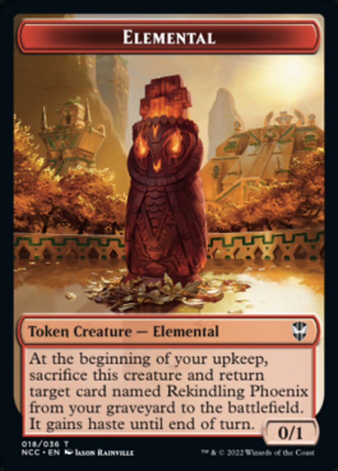 Elemental (018) // Copy Double-sided Token [Streets of New Capenna Commander Tokens] | Tabernacle Games