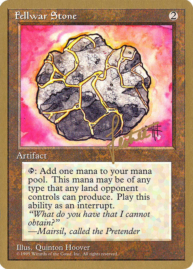 Fellwar Stone (Bertrand Lestree) [Pro Tour Collector Set] | Tabernacle Games