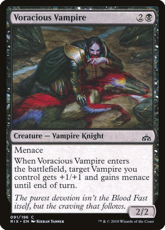 Voracious Vampire [Rivals of Ixalan] | Tabernacle Games