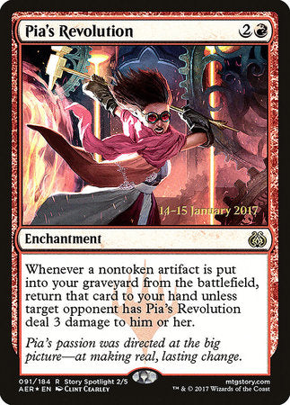 Pia's Revolution [Aether Revolt Promos] | Tabernacle Games