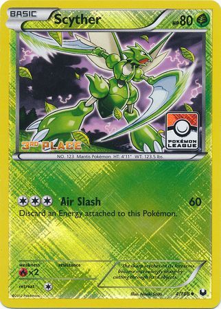 Scyther (4/108) (League Promo 3rd Place) [Black & White: Dark Explorers] | Tabernacle Games