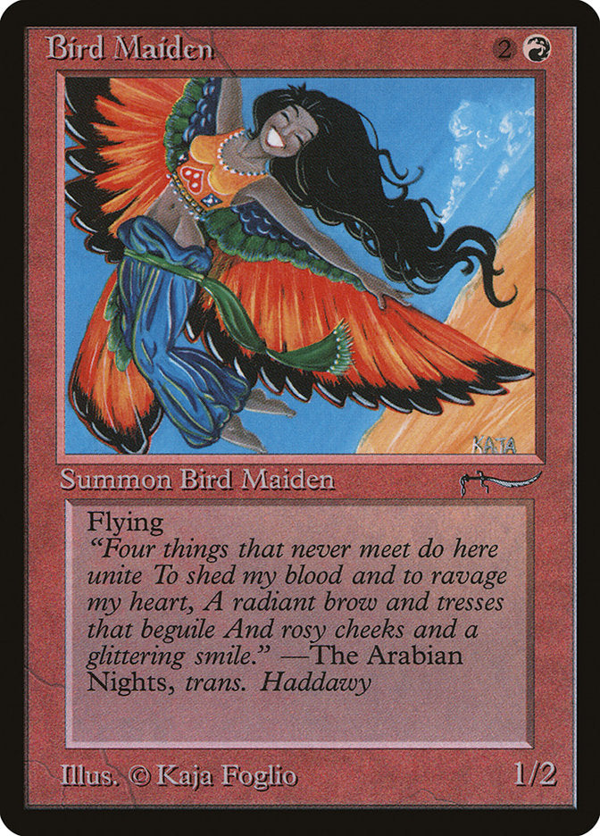 Bird Maiden (Dark Mana Cost) [Arabian Nights] | Tabernacle Games