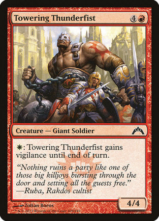 Towering Thunderfist [Gatecrash] | Tabernacle Games
