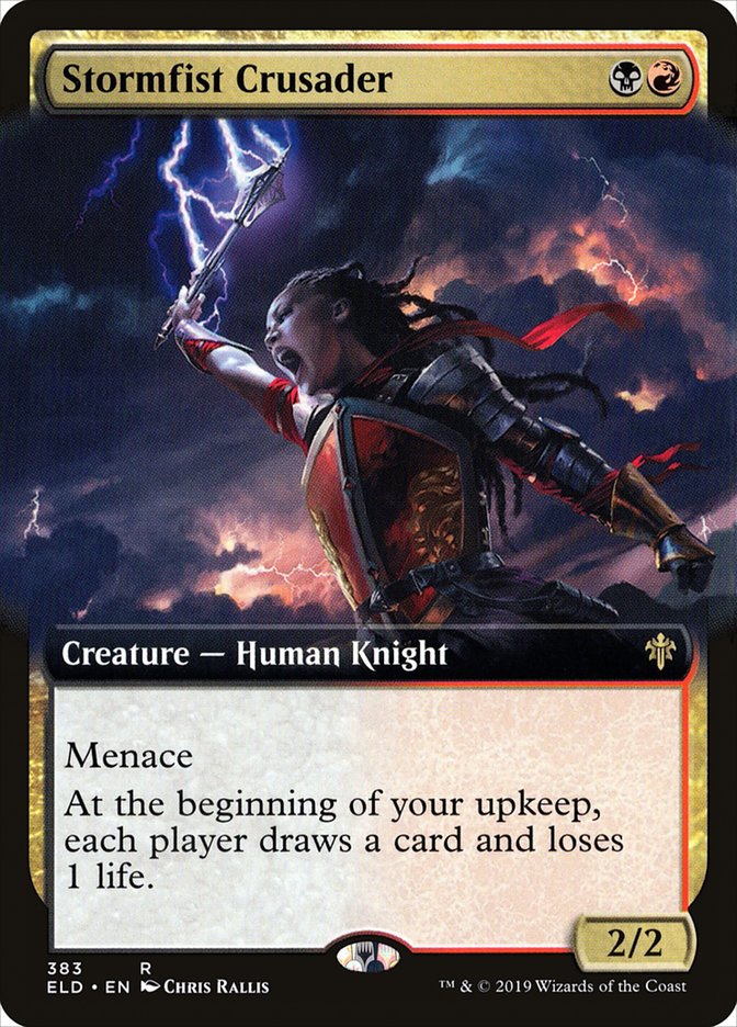 Stormfist Crusader (Extended Art) [Throne of Eldraine] | Tabernacle Games