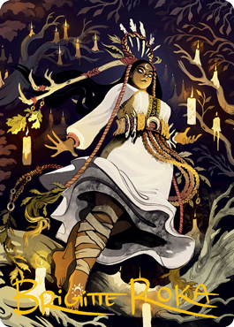 Candlegrove Witch 2 Art Card (Gold-Stamped Signature) [Innistrad: Midnight Hunt Art Series] | Tabernacle Games